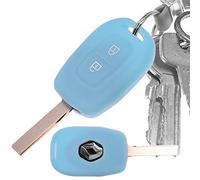 Key Soft Case Cover chiave auto Cover protettiva in silicone blu fluorescente per Renault Kangoo Twingo Wind Mode Clio Fluence