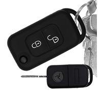 Key Soft Case Cover protettiva Chiave per auto Mercedes Benz SLK A-Class R170 W168 Tasto pieghevole 2 pulsanti telecomando/colore: nero