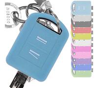 Key Soft Case Cover protettiva Chiave per auto Opel Combo C Corsa C Meriva A Tigra TwinTop/Colore: blu fluorescente (brilla al buio!)