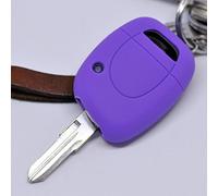 Key Soft Case Cover protettiva Chiave per auto Renault 1 pulsante Chiave a distanza Telecomando Clio Twingo Kangoo/Colore: viola