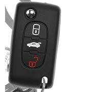 Key Soft Case Cover protettiva per auto Citroen C2 C3 C4 C5 Grand Picasso Berlingo Peugeot 207 307 407 308 607 / Colore: nero