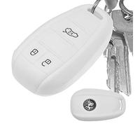 Key Soft Case Custodia in silicone bianca per Alfa Romeo Giulia Stelvio Giulietta KEYLESS