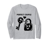 Key To My Heart Love Lock Romantic Symbol Maglia a Manica