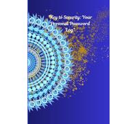 "Key to Security: Your Personal Password Log": password book dairy for women and men