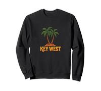 Key West Florida Retro Tramonto Palm Island Vacanza Felpa