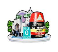 Key West USA magnete da frigorifero 3D classico in legno magnete da frigorifero punto di riferimento fatto a mano artigianato viaggio souvenir collezione decorazione -192