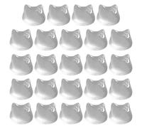 Keyboard Adesivi per unghie lunghe - 24 pezzi Raised Cat Head Design Keypad Caps, Silicone Keyboard Cover, Easy Apply | PC Laptop Desktop, Computer Game Work Typing, Women Teens, Office Home
