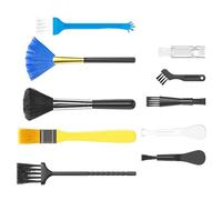 Keyboard Brush, Computer Cleaning Kit, 01.05x12.05 Inch Detailing Tools with 10 Multifunctional Brushes, Dust Remover for Desktop Phone Tablet Console, Home Workstation Accessories