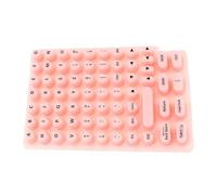Keyboard Bubbles, Adhesive Keycap Riser, Reusable Silicone Sticky Pad, Typing Protection Accessory for Laptops, Notebooks, Desktops, Workplace Use, 6.69 Inches, Multicolor