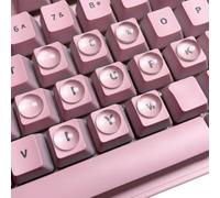 Keyboard Bubbles For Long Nails, 50/100Pcs Raised Clear Glass Keyboard Nail Bubbles Caps, Mix & Match Shapes for Personalized Keyboards, Protective Nails for Comfortable Typing (Round 14mm,200 Pcs)