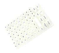 Keyboard Bumps Stickers, Long Nail Friendly Keys, Raised Adhesive Design, Easy Touch Typing, Stylish Keyboard Add-On, Great for Women Using Laptops or Office Setups