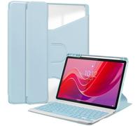 Keyboard Case for Lenovo Tab M11 TB330FU/TB330XU 11-Inch 360-Degree Rotating Backlit Detachable Bluetooth Keyboard Blue