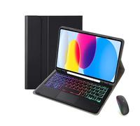 Keyboard Case for Samsung Galaxy Tab S9 Ultra 14.6'' 2023 (SM-X910/X916B),7-Color Backlit,Magnetic Detachable Wireless Keyboard, Built-in Pencil Holder, Multiple Viewing Angles,Light Green (Black )
