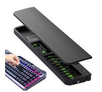 Keyboard Cleaner, Keyboard Wrist Rest, Ergonomic Non Slip Hand Support, Charging Port Cleaning Tool Kit, Soft Multifunctional Gadget for Laptop Computer Earbud Maintenance