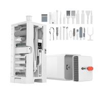 Keyboard Cleaning Brush Set with 32 Tools | All-In- Cleaning Solution for Tablets, Laptops, Keyboards, and Earbuds | Ideal for Home and Office Maintenance | Achieve a Dust- Environment