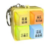 Keyboard Clicker Fidget, Portable Led Charm, Grip with , Button Holder, Decorative Prop with Modern Design, Stress Focus Tool for Adults Kids Family Travel Office School Home