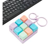 Keyboard Clicker Gadget - Mini Fidget Keychain, Pressable Toy with Click Sound Feature, Fun Collectible Toys for Students Teens Adults, School Accessories, Keyboard Keychain Toy for Travel Use