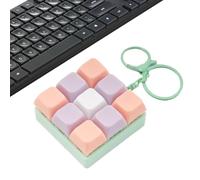 Keyboard Clicker Gadget - Mini Fidget Keychain, Pressable Toy with Click Sound Feature, Fun Collectible Toys for Students Teens Adults, School Accessories, Keyboard Keychain Toy for Travel Use