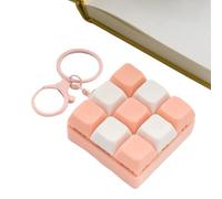 Keyboard Clicker Gadget - Mini Fidget Keychain, Pressable Toy with Click Sound Feature, Fun Collectible Toys for Students Teens Adults, School Accessories, Keyboard Keychain Toy for Travel Use