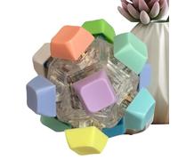 Keyboard Fidget, Ball Shaped Station, Twelve Key Sensory System, LED Lights Structure, Clicker Management Equipment, Game Supply Solution, Sleek Professional Piece For Desk Office Enthusiasts