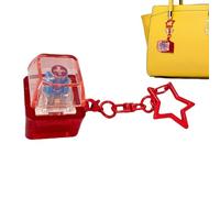 Keyboard Fidget Clicker - Light Up Star Design Mini Keyboard Fidget Toy | Portable LED Key Click Stress Relief Toy for Work, School, Travel, Home Use, ABS Multicolor