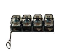 Keyboard Fidget, Stress Relief and Relaxation Keychain with Light, Fun Keyboard Keychain for Students, Office, Coworkers, Friends, and Family