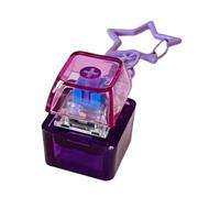 Keyboard Fidget Toy, Light Star Design, Sensory Button with Key Ring, Fun Interactive Clicker for Stress Relief Adults Kids Usage, Classroom School Work Home Car Airplane Living Room Usage