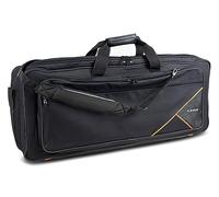 Keyboard Gig-Bag Premium, 85 x 32 x 10 cm, con tasca per spartiti, nero, resistente a strappi e acqua