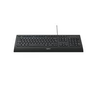 Logitech K280E Pro f/ Business tastiera USB QWERTY Inglese Nero