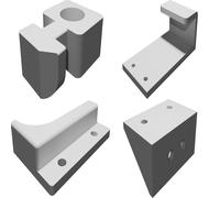 Keyboard Mount Compatible with Logitech K400+ for SimRacing Cockpit Setup