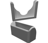 Keyboard Mouse Wall Mount Holder Vertical Desktop Organizer