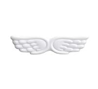 Keyboard Mouse Wrist Rest Angel Wing Memory Foam Pad Set Support Ergonomic Non-Slip For Computer Laptop Easy Typing Poggiapolsi ergonomico(White Long)