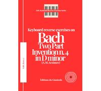 Keyboard reverse exercises on Bach Two Part Invention n.4 in D minor