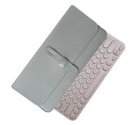 Keyboard Sleeve - Storage Pouch PU Leather | Wireless Carrying Case Stylish Portable Travel Organizer Keyboard Protection Bag for Home, Office or Travel Use