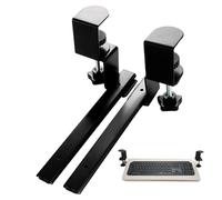 Keyboard Slide Rail - Sliding Keyboard Tray Rail, No Drill Adjustable Raill Extender, Computer Tray Rack Use For Office Home Bedroom Dorm Study Room PC Laptop Indoor Sofa, Ergonomic Keyboardd Support