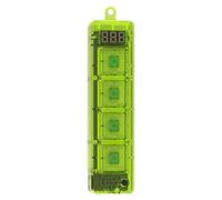 Keyboard Squeeze Toy, Hand Fidget Toys with LED Light, Portable Calming Keychain, Satisfying Stress Relief Game Console for Travel, Office, Kids, Adults 5.12x3.15x3.54 Inch