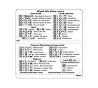 Keyboard Sticker - PVC Printing Cheat Sheet Decal | For OS 11 Big Sur Catalina Mojave El Capitan, Bubble Free Application No, Productivity Tool For Window OS Users