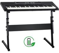 Keyboard Tastiera Elettronica 61 Tasti Pianola Pianoforte USB Set Supporto a Z