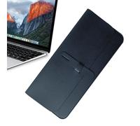 Keyboard Travel Bag, PU Leather Sleeve, Compact Carry Case for 12-Inch Wireless Keyboards, Splash-Resistant Pouch with Soft Lining and Accessory Pocket for Work School or Commuting