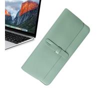 Keyboard Travel Bag, PU Leather Sleeve, Compact Carry Case for 12-Inch Wireless Keyboards, Splash-Resistant Pouch with Soft Lining and Accessory Pocket for Work School or Commuting