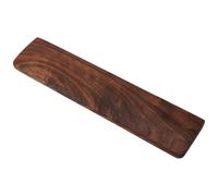 Keyboard Wrist Pad - Ergonomic Support Holder | Walnut Wood Desktop Rest | Typing Relief Supplies For Home Company School Computer Laptop Office Curved Sleek Polished Firm Comfort
