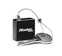 Abus Master Lock 5490EURD Cavo Retrattile per Mini casseforti per Chiavi, da 91 cm, Nero, 0 cm x 0 cm x 0 cm