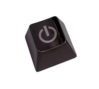 Keycap del metallo di Keycap della lega con il segno inciso del bottone di potere per personalizzazione meccanica delle tastiere