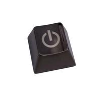 Keycap del metallo di Keycap della lega con il segno inciso del bottone di potere per personalizzazione meccanica delle tastiere