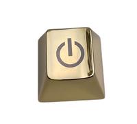 Keycap del metallo di Keycap della lega con il segno inciso del bottone di potere per personalizzazione meccanica delle tastiere