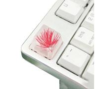 Keycap della resina con alta trasparenza per le tastiere meccaniche che caratterizzano il Keycap elegante del fiore di progettazione del fiore del pino