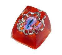 Keycap dell'occhio del fumetto dell'epossidico della resina traslucida fatta a mano Keycap unico per la personalizzazione della tastiera meccanica Keycaps della resina degli