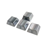 Keycap in metallo WASD Side Incisione Lega Tasti Keycaps Per Tastiere Meccaniche Personalizzato Keycap Set 4PCS Metal Keycaps