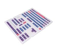 Keycap per Tastiera Meccanica, 128 Tasti in Materiale PBT Design Ergonomico Copritasti per Tastiera in Inglese Accessori per Regalo per Tastiera Universale (Iris)