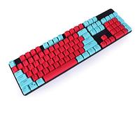 Keycaps, 104 PBT Keys Keycaps Tastiera Meccanica Double Backlit Word Colore Trasparente ANSI Layout Keyset per Cherry MX (Vendi Solo i keycap)